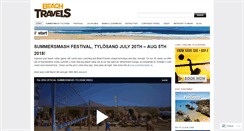 Desktop Screenshot of beachtravels.se